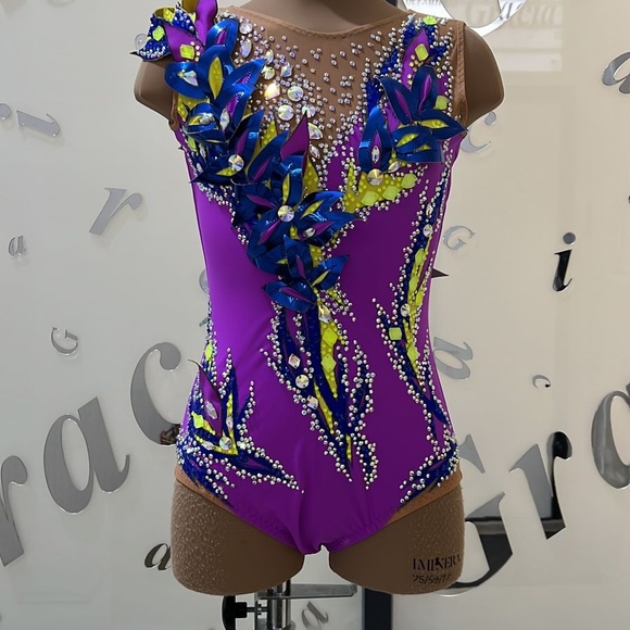 Gorgeous rhythmic leotard for sale - Picture 2 of 2